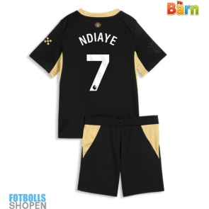 Billiga Manchester City Iliman Ndiaye #7 Bortatröja Barn 2026-27 Kortärmad (+ Korta byxor)